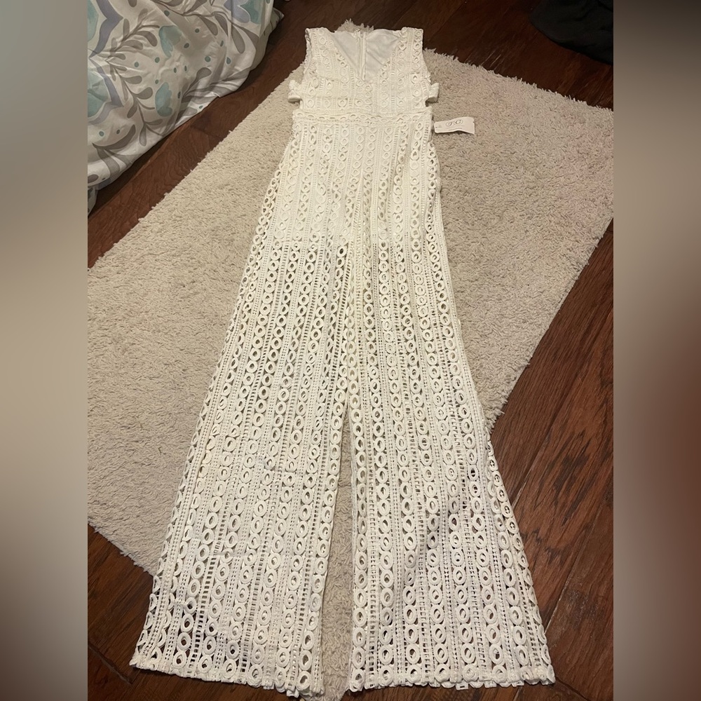 BARBIE CORE💕💕Intertwine Collection Crocheted See Through Jumpsuit